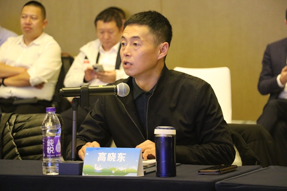 西藏自治区发展和改革委员会能源局副局长高晓东发言。华龙网记者 徐云卿 摄