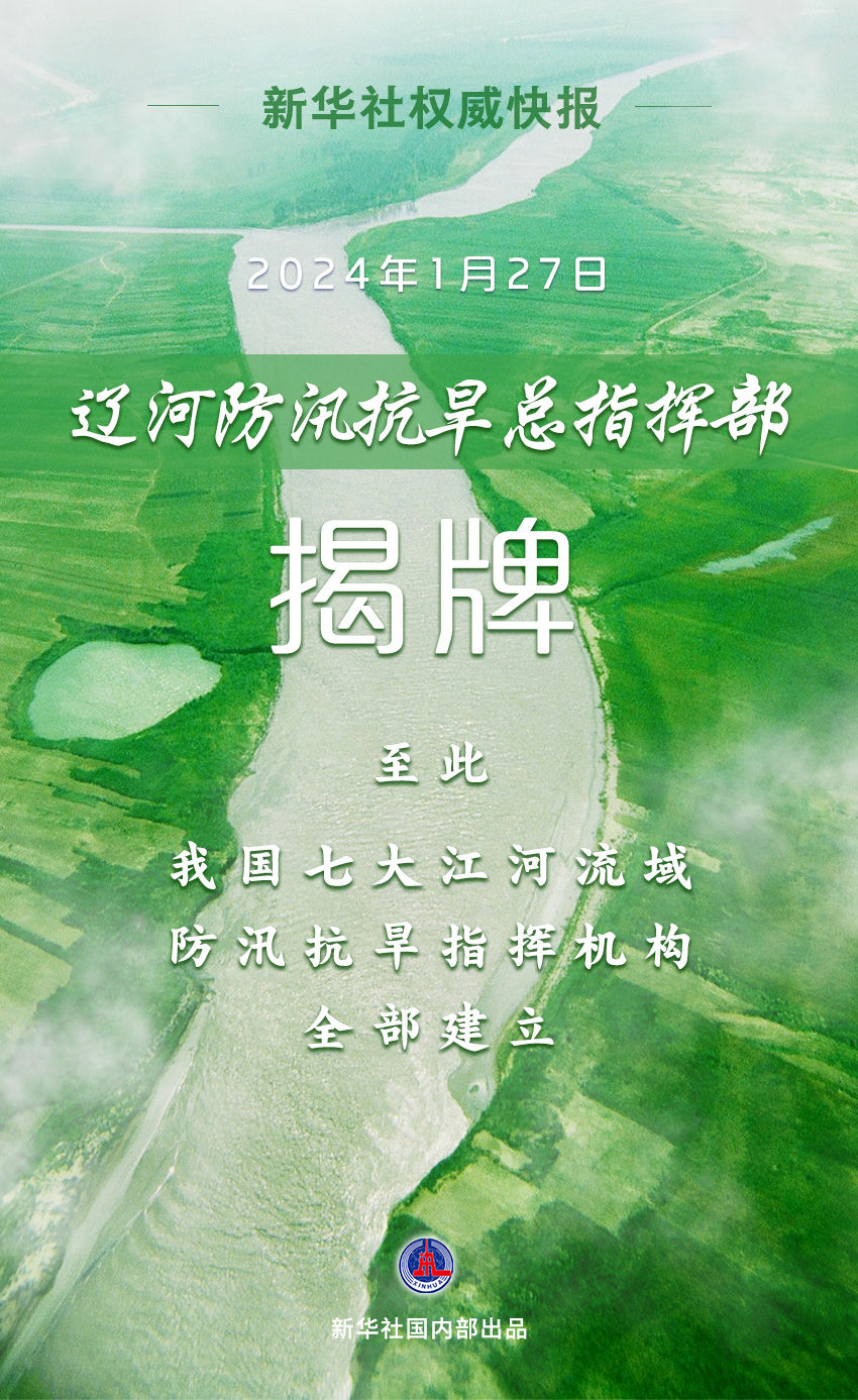 辽河防汛抗旱总指挥部揭牌