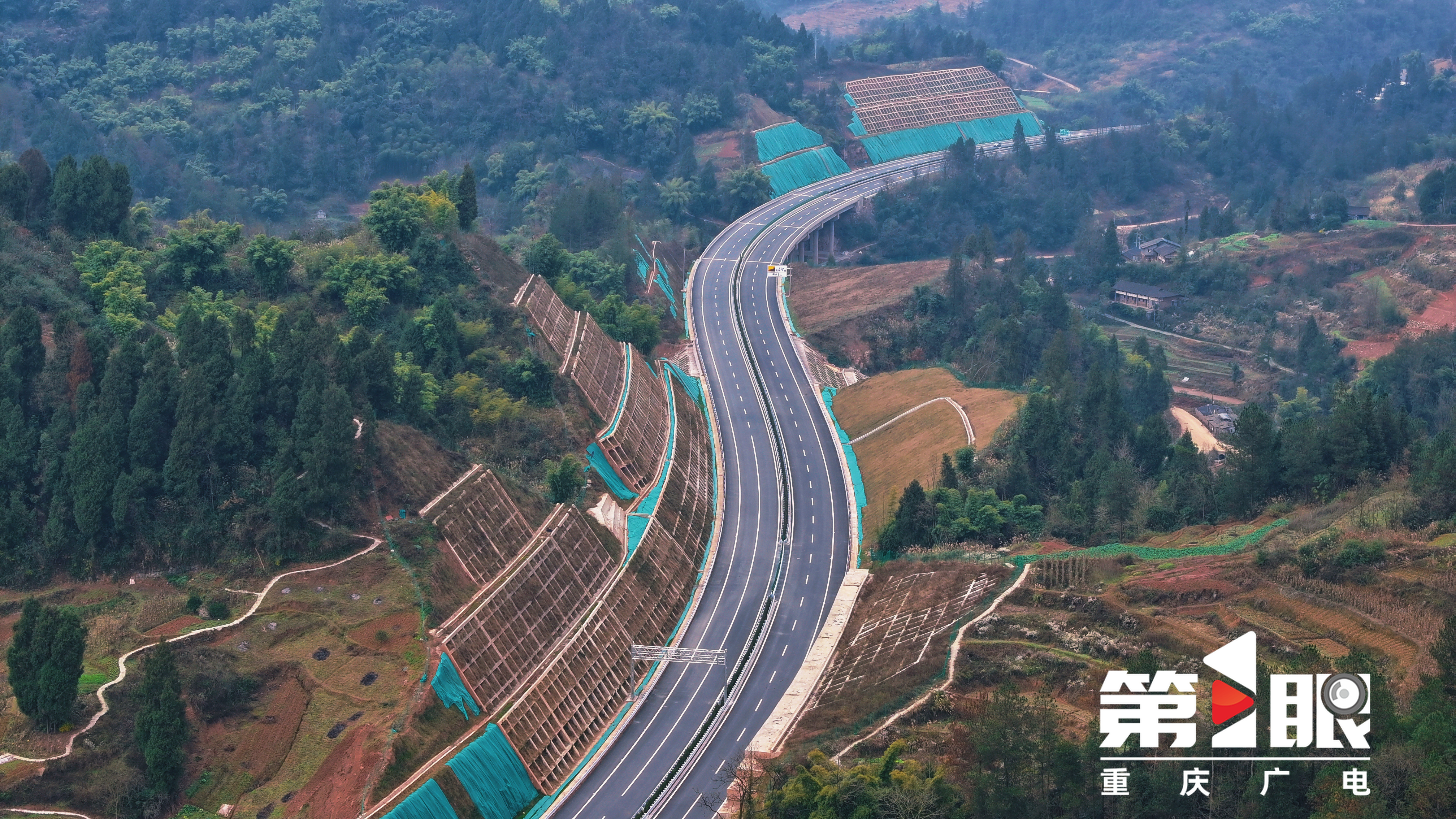 通车！重庆南川西环线高速公路今天17时开放通行1