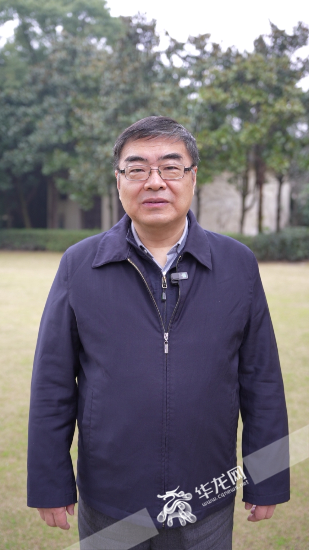北京大学计算机学院教授、区块链研究中心主任陈钟。华龙网记者 陈毅 摄