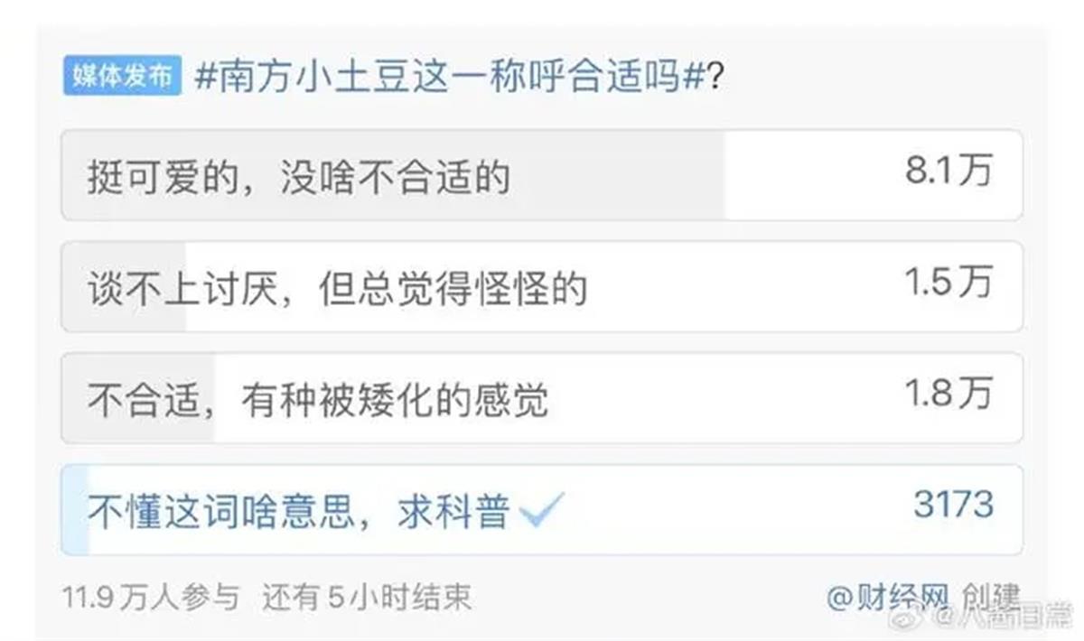 极目锐评|“南方小土豆”之称引发争议,走路要看路,玩梗要适度2