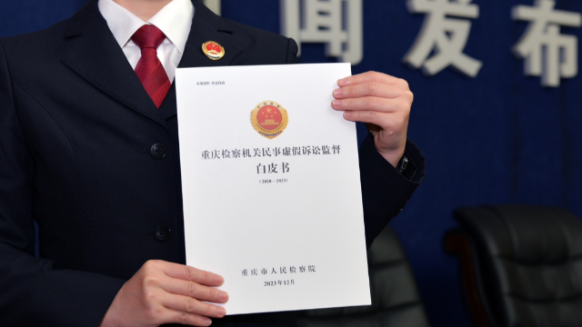 重庆市检察院首次发布《重庆检察机关民事虚假诉讼监督白皮书（2020