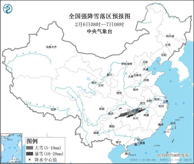 暴雪蓝色预警！湖北安徽等7省市部分地区有大到暴雪局地大暴雪2