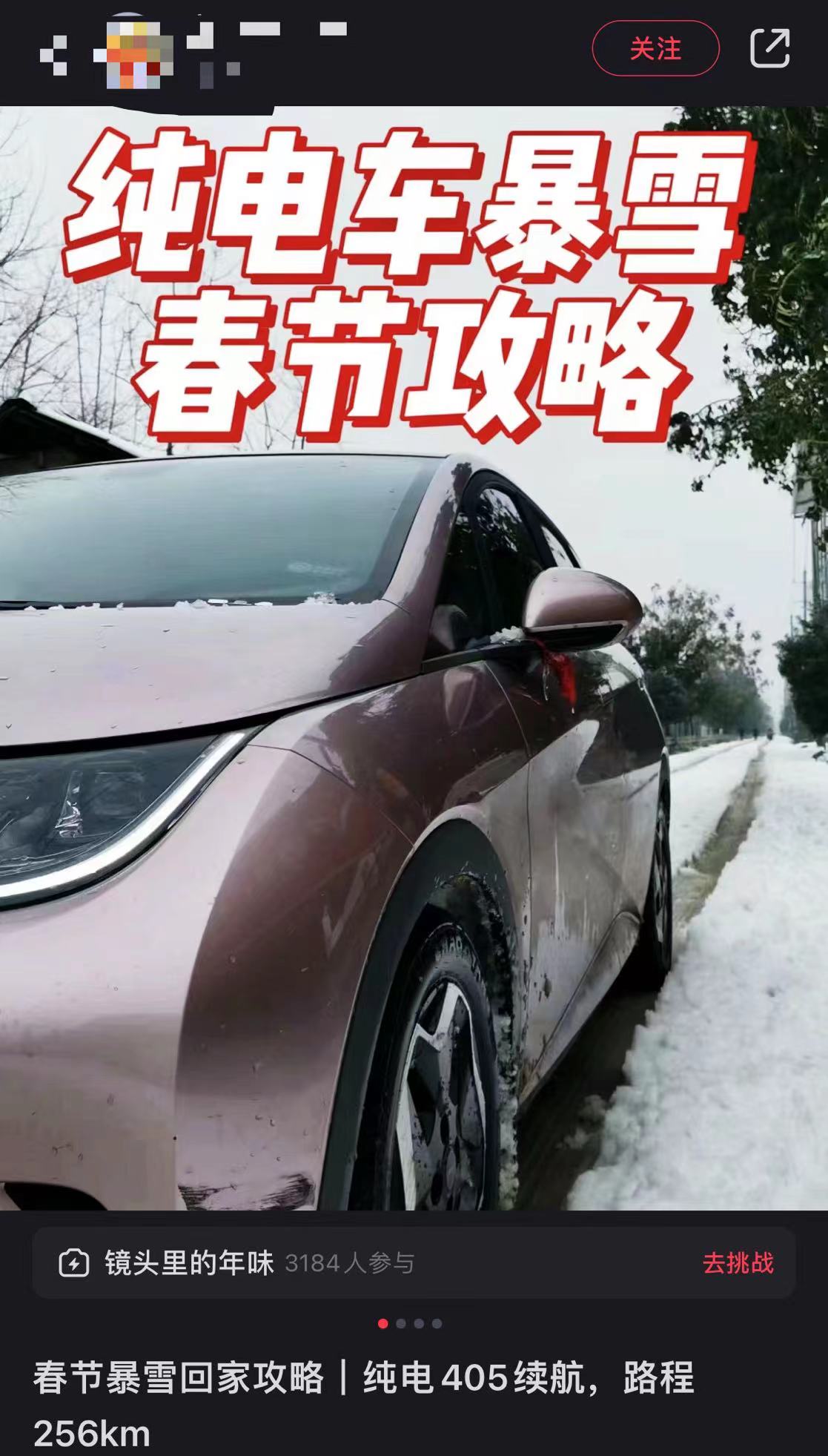 新能源车主亲历春节自驾返乡：“离充电桩5米，车趴窝了”8
