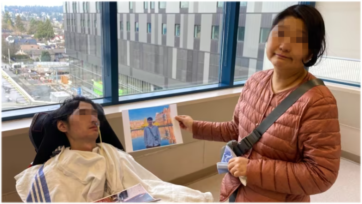 中国留学生参加搏击比赛，被前职业选手打成植物人，母亲崩溃4