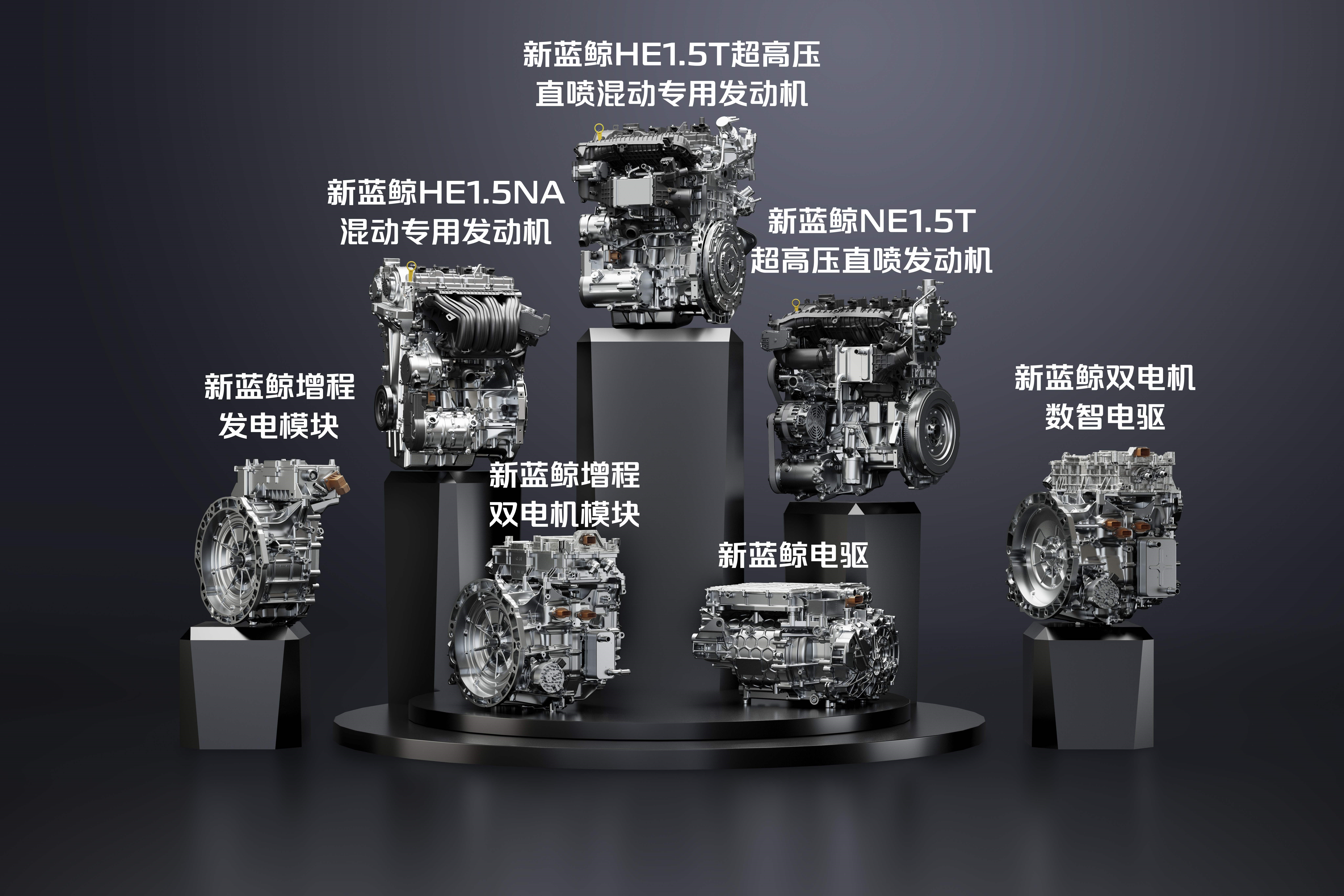 新蓝鲸动力发动机等模块。长安汽车供图 华龙网发