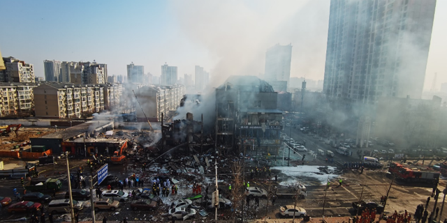 河北燕郊爆炸事故：附近多个小区受损，亲历者讲述经过1