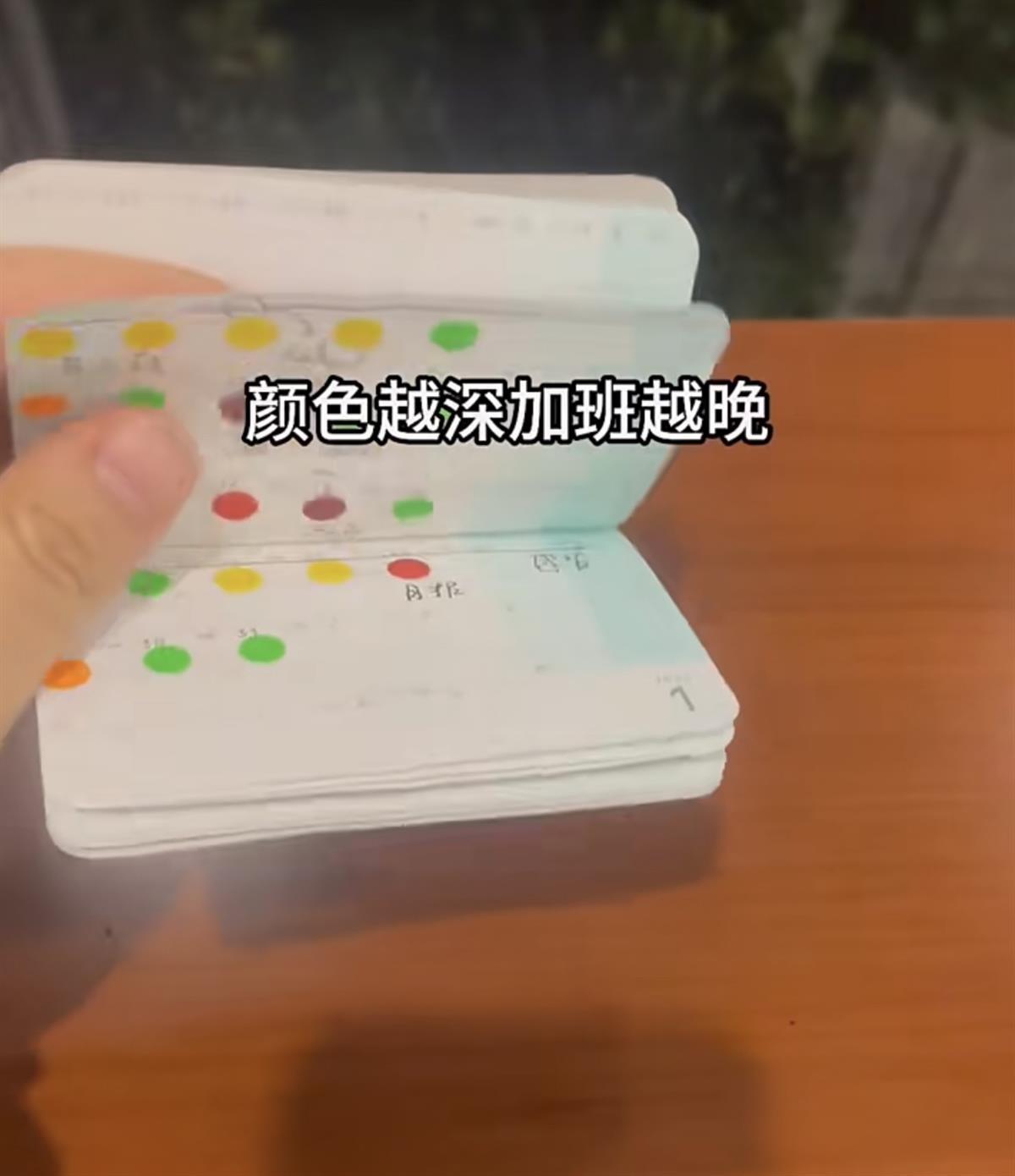 下班打卡手账走红网络，有人称“25元4小本，买来一整年效率”1