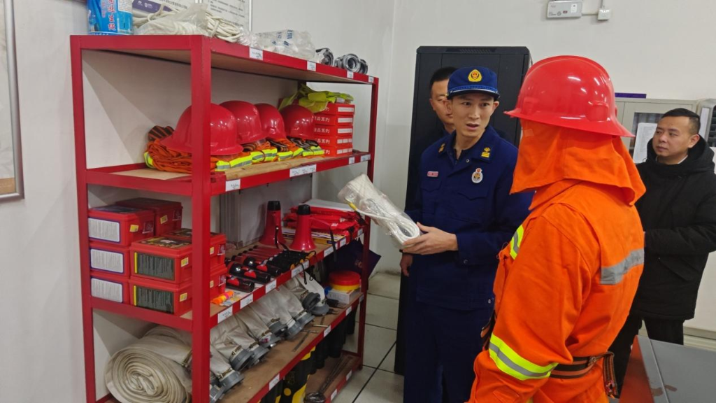 培训现场。渝中区消防救援支队供图 华龙网发