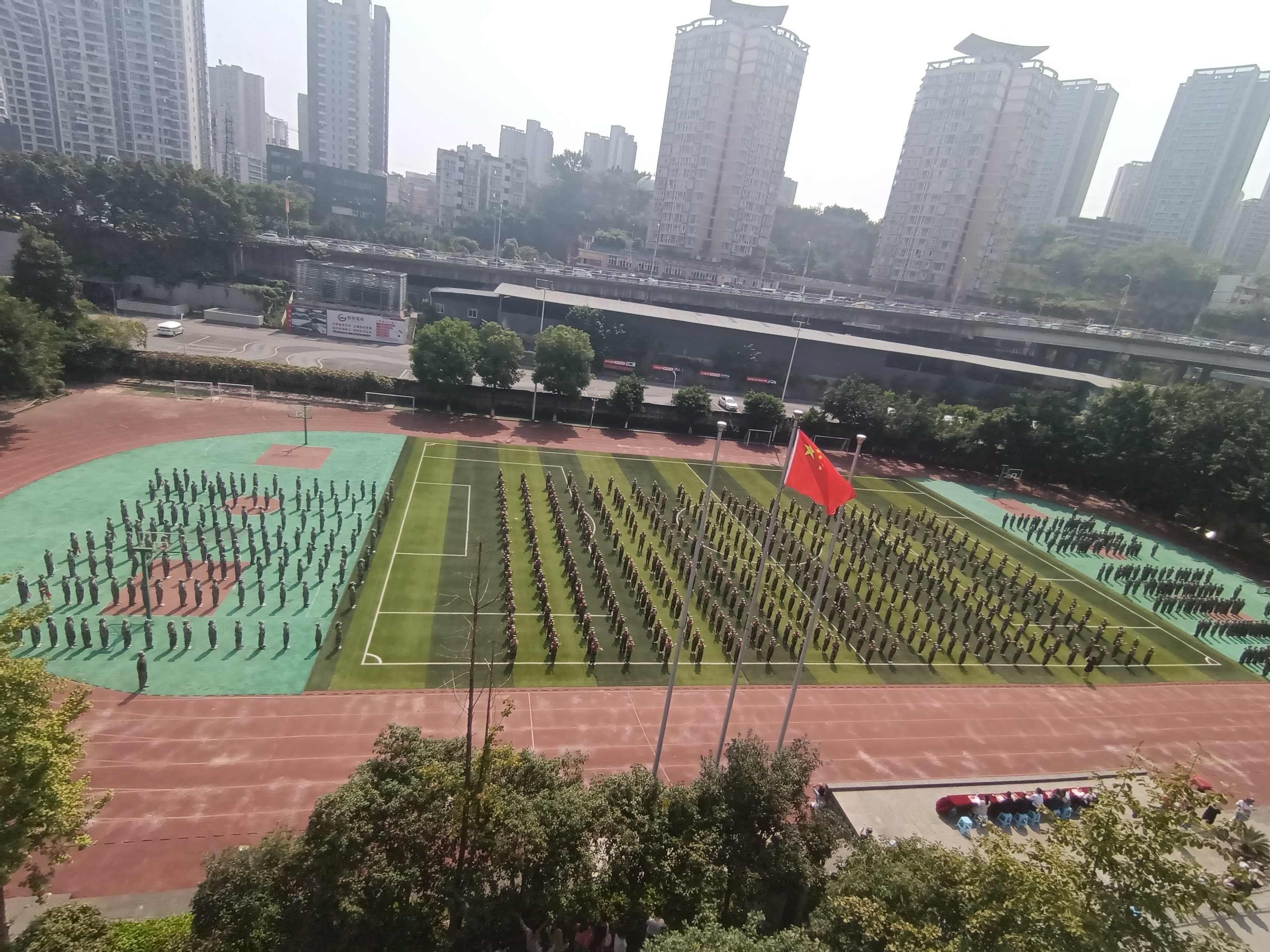 逐梦少年强国有我重庆高新育才学校开展2021年秋国防教育