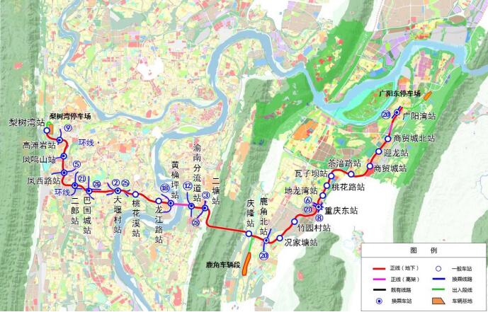 24號線是《重慶市主城區軌道交通線網規劃(2019-2035年)》新增線路,是