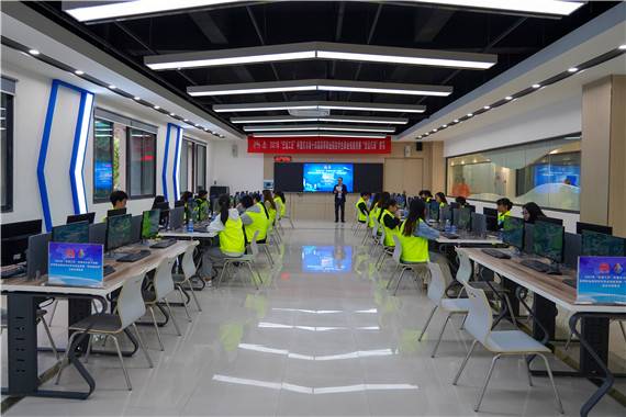 竞赛运动现场 重庆城市治理职业学院供图 华龙网发