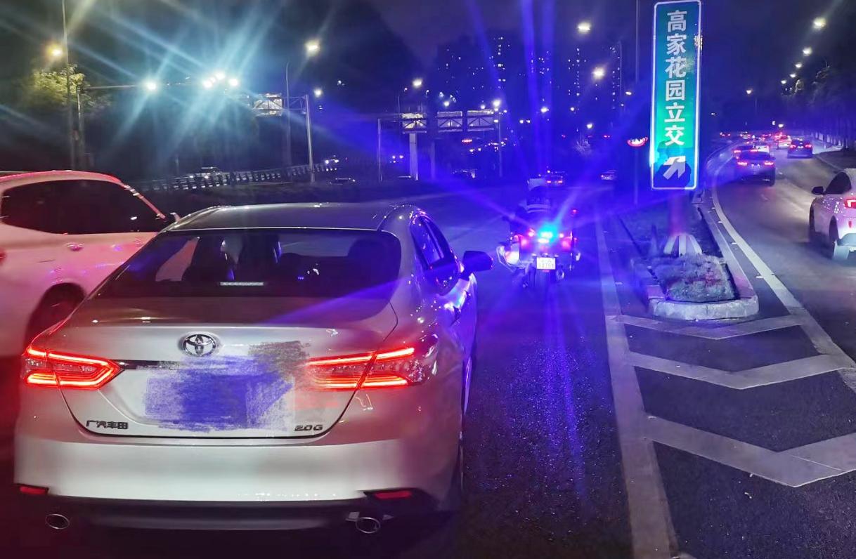 与江北交巡警交接