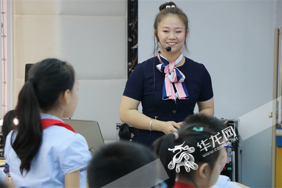 数学课例展示。陈佳 摄
