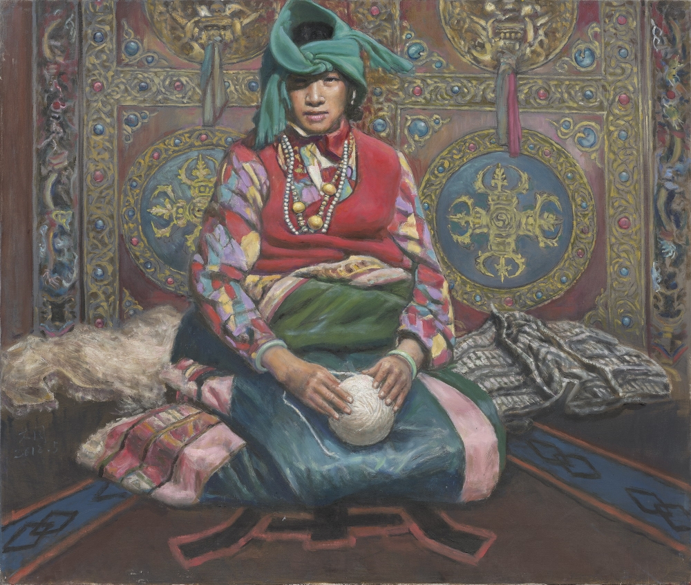 3.吉祥如意 /油画110x130cm 2012年.jpg 916462829654713565