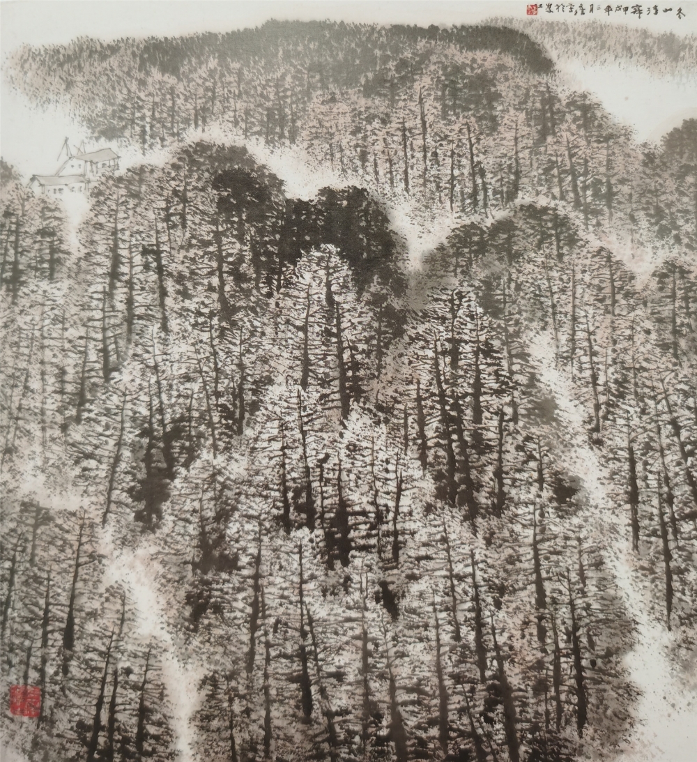 7冬山清寂 90×96cm 1994年.jpg 916462829654713363