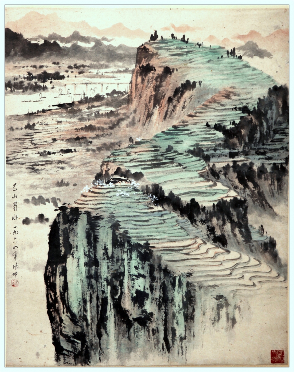 3巴山蜀水 68cmx54cm 中国画 1964年.jpg 916462829654713227