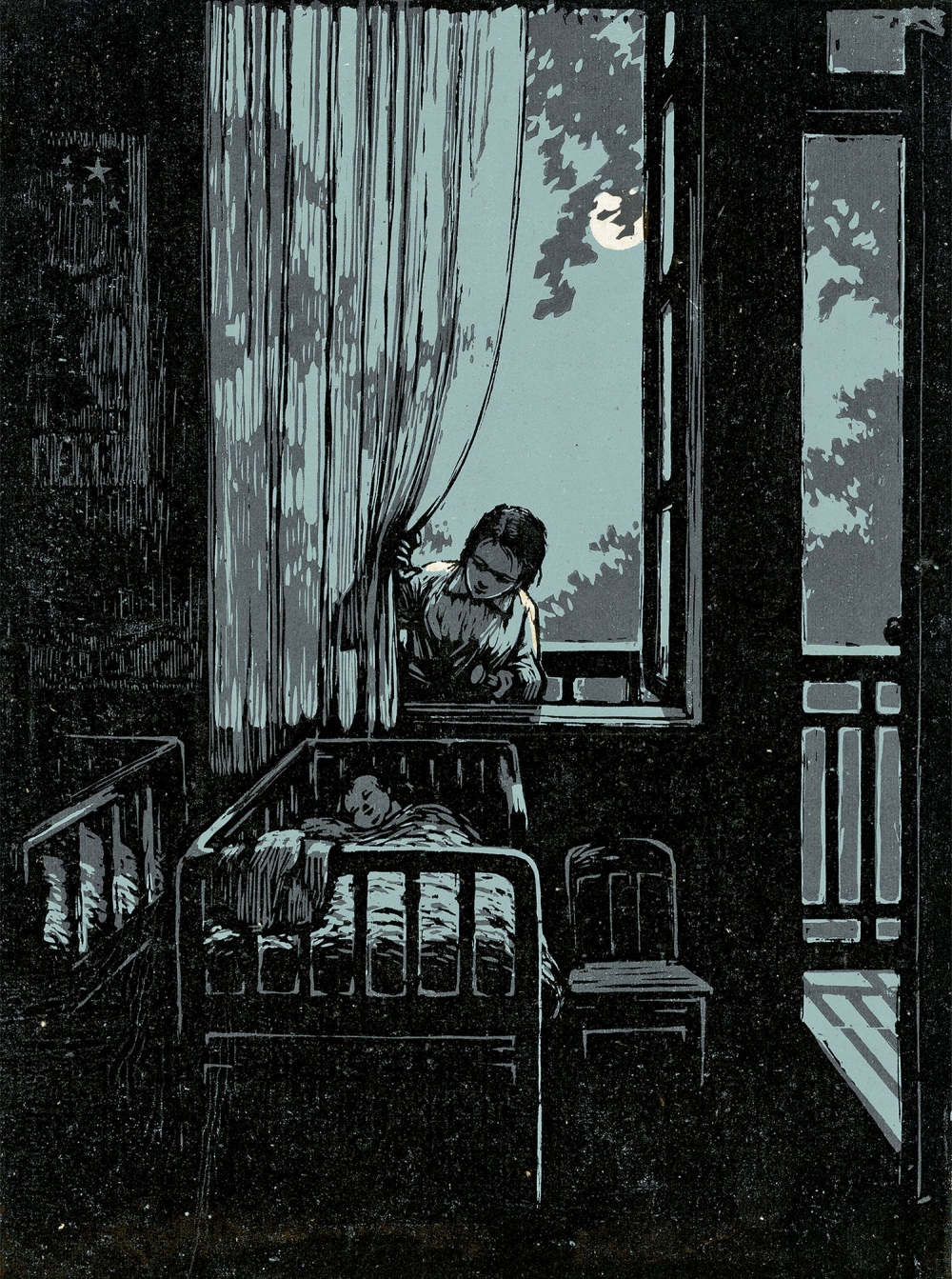 网上用-朱宣咸 《夜》 版画 1959年作.jpg 916462829654713393